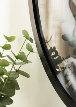 Rund Ramme Akrylglas Sort 30 cm Ø