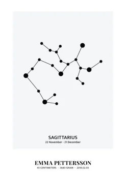 Sagittarius - stjernetegn (21x29,7 cm (A4))