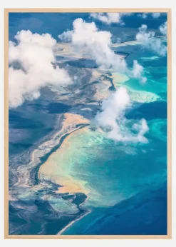 Sand Beach meets ocean Plakat (21x29.7 cm (A4))