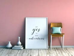 Say yes to new adventures Plakat (21x29.7 cm (A4))