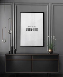 Say yes to new adventures II Plakat (21x29.7 cm (A4))