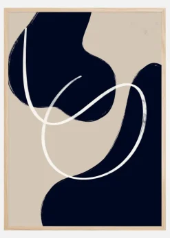 Scandi Abstract 3 Plakat (21x29.7 cm (A4))