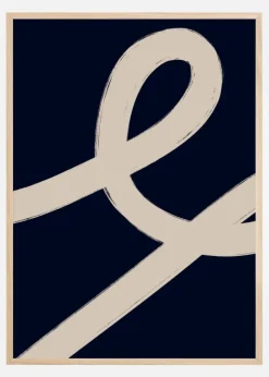 Scandi Abstract 5 Plakat (21x29.7 cm (A4))