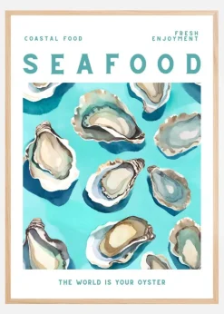 Seafood Plakat (21x29.7 cm (A4))