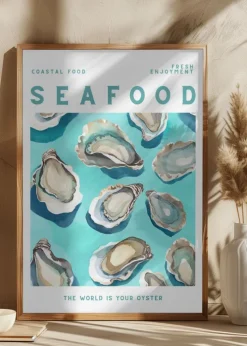 Seafood Plakat (21x29.7 cm (A4))