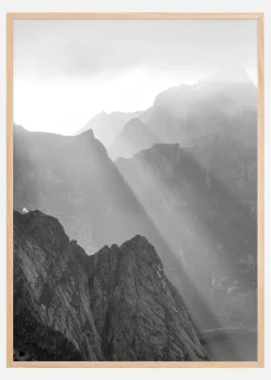 Shadow On Mountains Plakat (21x29.7 cm (A4))