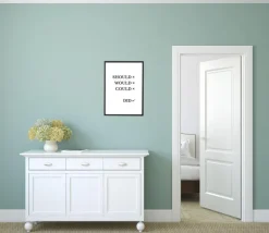 Should Would Could Did Plakat (21x29.7 cm (A4))