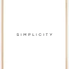 Simplicity Plakat (21x29.7 cm (A4))