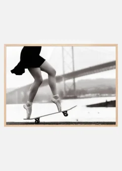 Skater Girl Plakat (21x29.7 cm (A4))