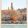 Skyline of Menton Plakat (21x29.7 cm (A4))