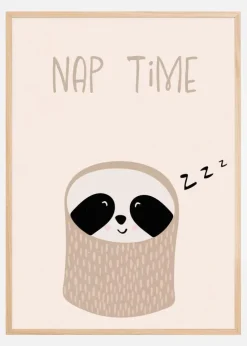 Sloth nursery Plakat (21x29.7 cm (A4))