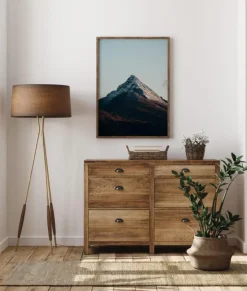 Snowy Mountain Plakat (21x29.7 cm (A4))