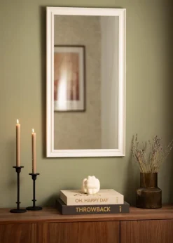 Spejl Alice Hvid 48x88 cm