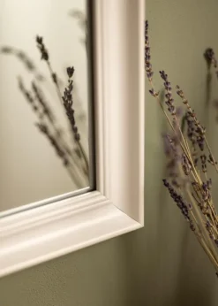 Spejl Alice Hvid 48x48 cm