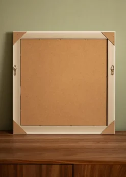 Spejl Alice Hvid 48x48 cm