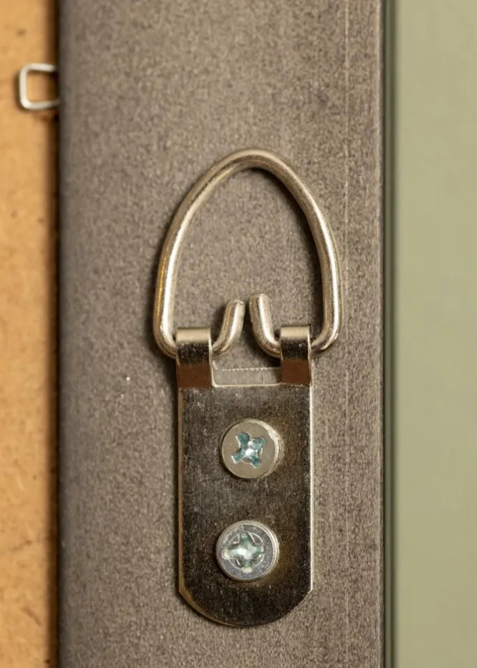 Spejl Alice Sort 48x48 cm