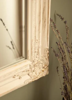 Spejl Antique Hvid 62x82 cm