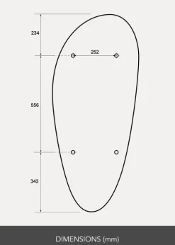 Spejl Balance 50x113 cm - Selected By BGA
