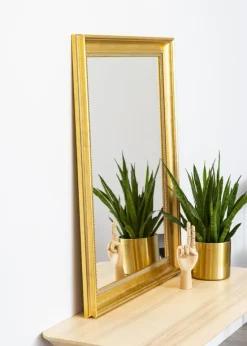 Spejl Baroque Klassisk Guld 75x95 cm