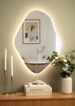 Spejl Biface LED 60x80 cm