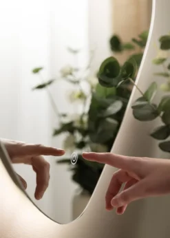 Spejl Biface LED 60x80 cm