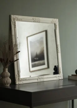 Spejl Bologna Hvid 80x80 cm