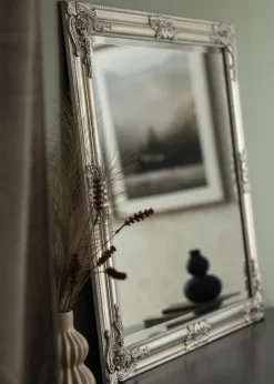 Spejl Bologna Sølv 80x80 cm