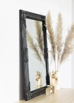 Spejl Bologna Sort 62x82 cm