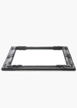 Spejl Bologna Sort 62x82 cm