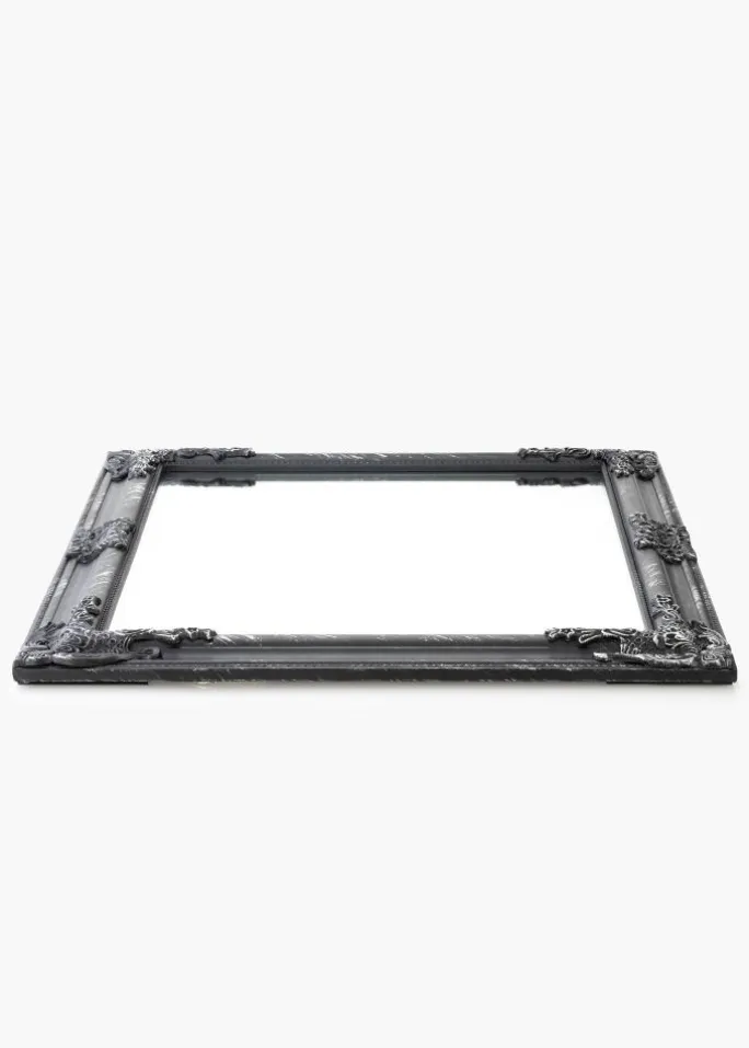 Spejl Bologna Sort 62x82 cm