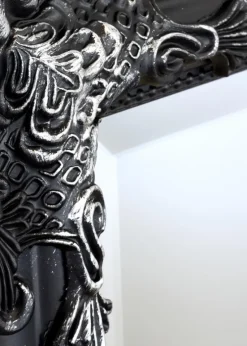 Spejl Bologna Sort 62x82 cm