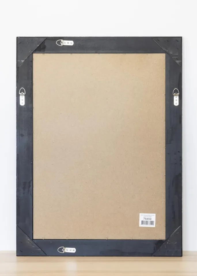 Spejl Bologna Sort 62x82 cm