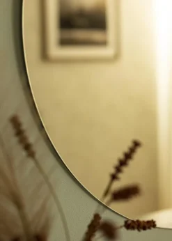 Spejl Champagne 80 cm Ø