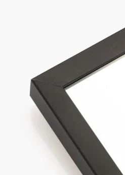 Spejl Chicago Mat Sort 21x21 cm