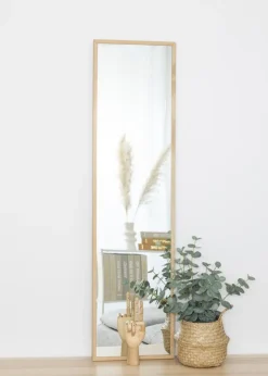 Spejl Eg 32x122 cm