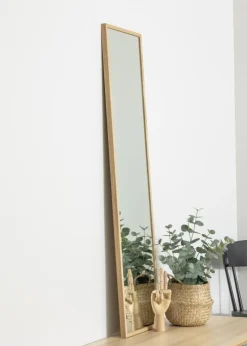Spejl Eg 32x122 cm