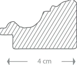 Spejl Incado Antique 59x91 cm
