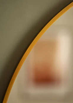 Spejl Madrid Messing 80 cm Ø