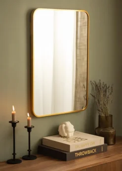Spejl Madrid Messing 50x70 cm