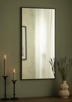 Spejl Minimal Black 40x80 cm