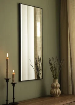 Spejl Minimal Black 40x80 cm