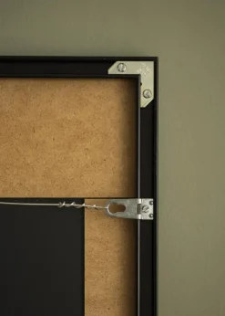 Spejl Minimal Black 40x80 cm