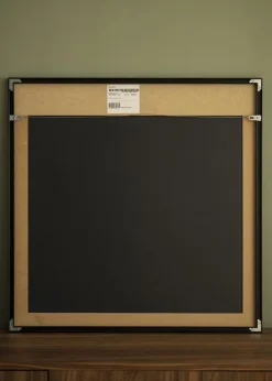 Spejl Minimal Black 70x70 cm