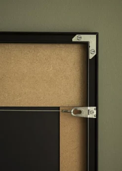 Spejl Minimal Black 70x70 cm