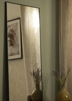 Spejl Minimal Black 55x160 cm