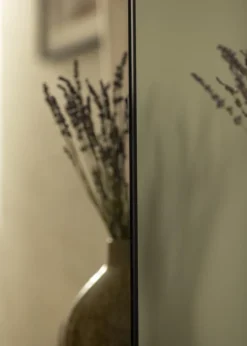 Spejl Minimal Black 55x160 cm