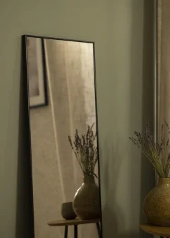 Spejl Minimal Black 40x120 cm