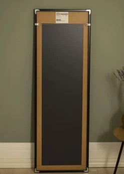Spejl Minimal Black 40x120 cm