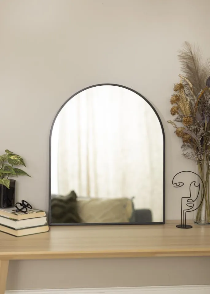 Spejl Modern Sort 51x61 cm