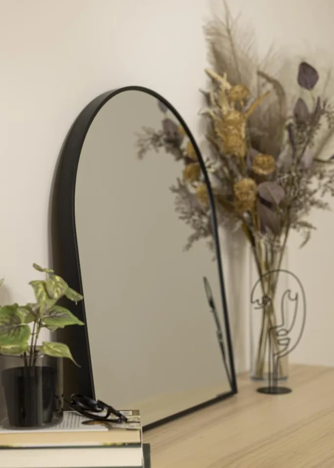 Spejl Modern Sort 51x61 cm